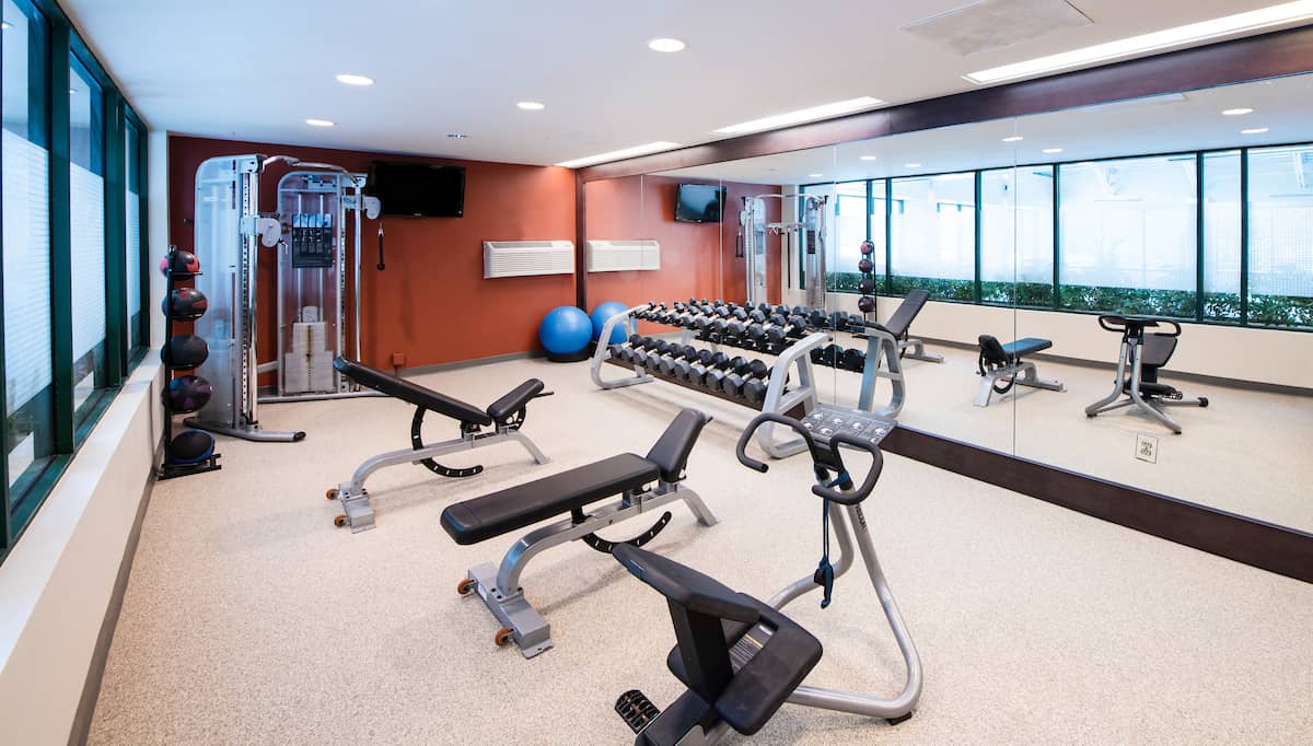 Doubletree Plymouth Fitness Room