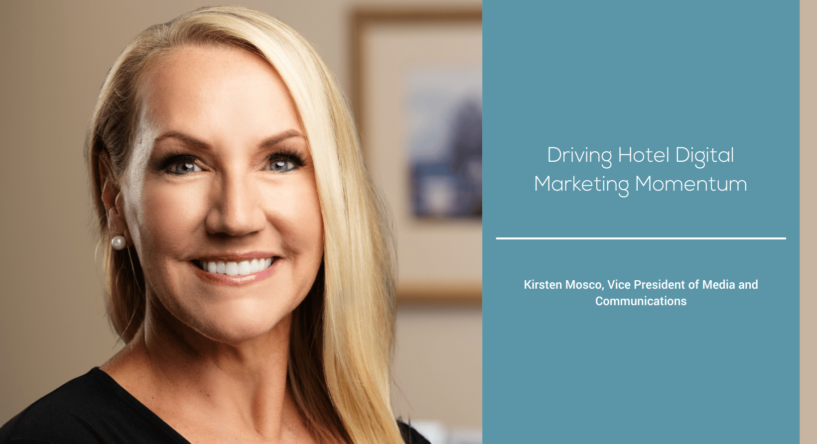 a woman with blonde hair smiling for the camera