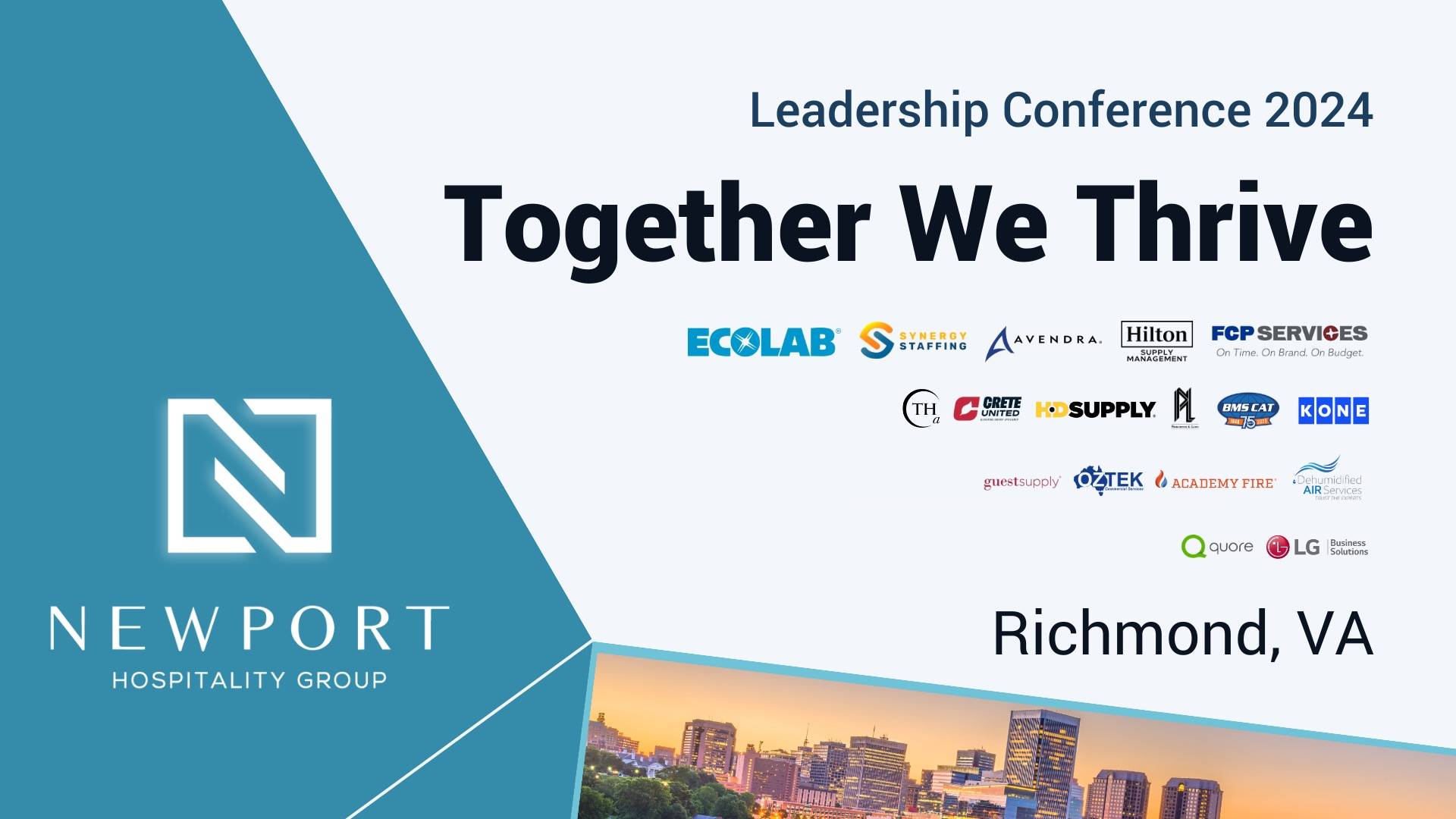 Newport Hospitality Group’s Leadership Conference 2024 Inspiring Excellence in Richmond