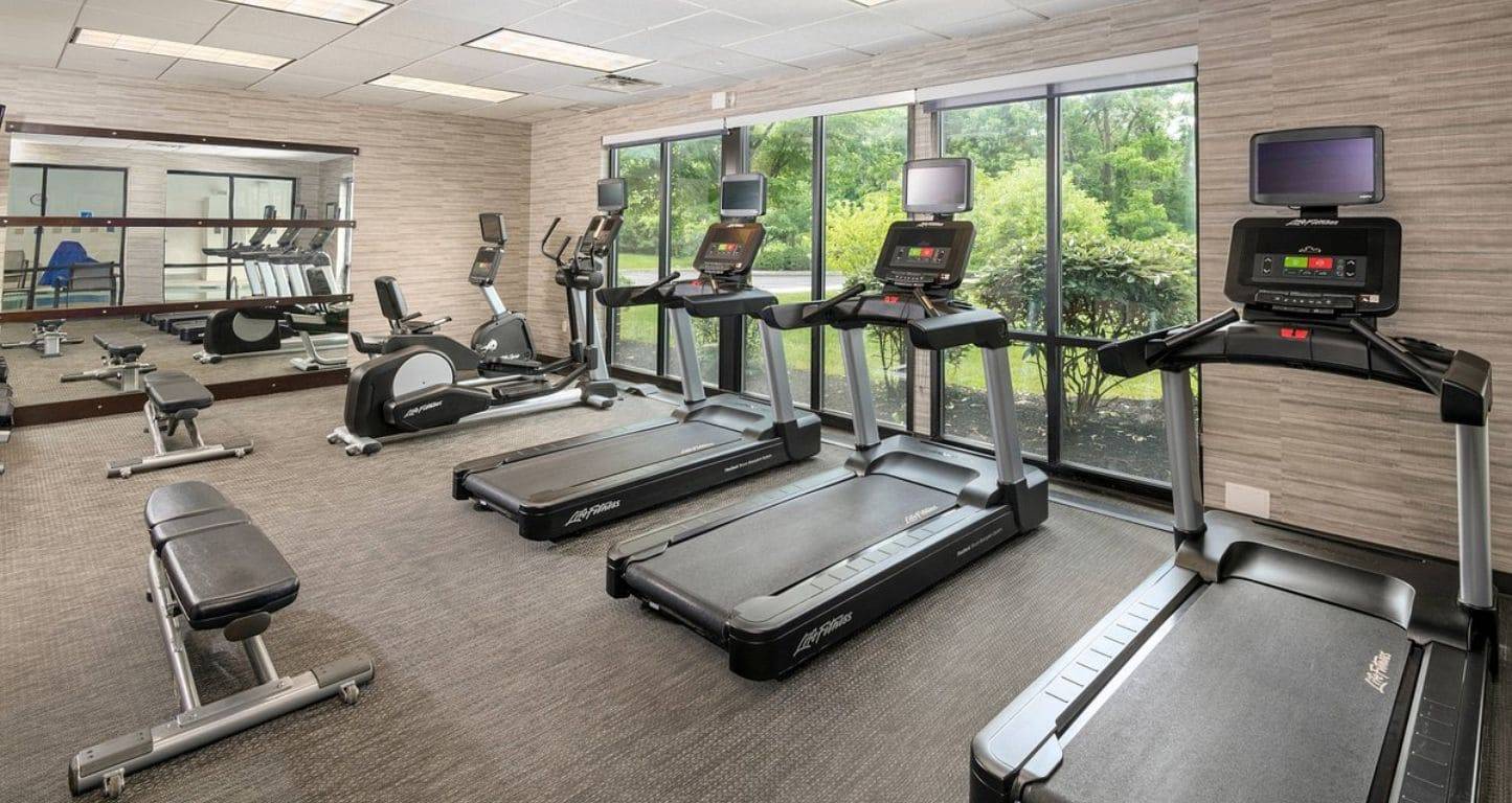 Fitness center at Courtyard Philadelphia Valley Forge