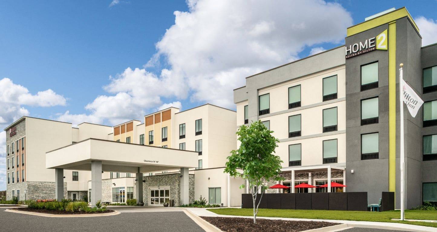 Exterior view of Home2 Suites by Hilton Brunswick
