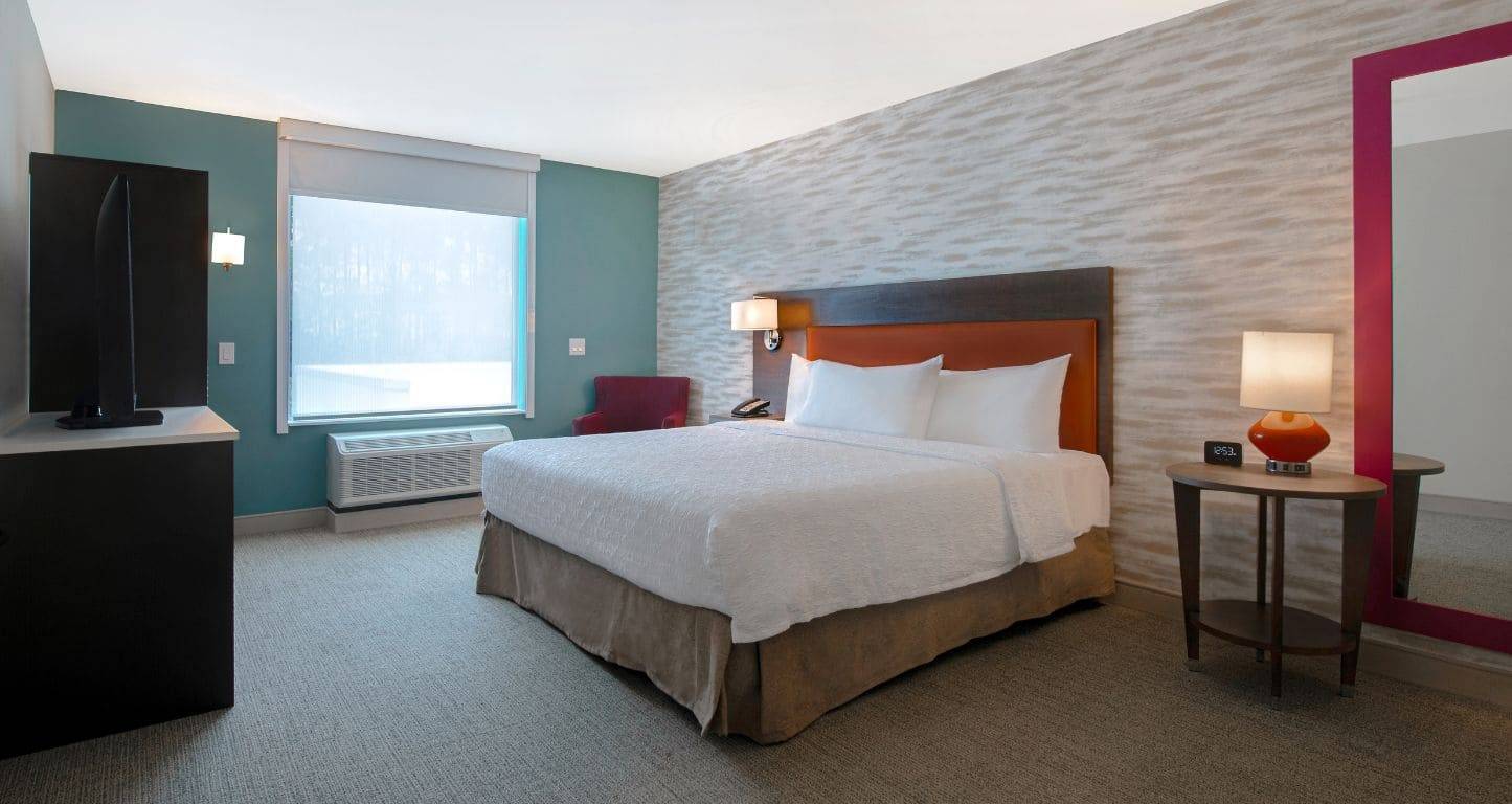 King room at Home2 Suites by Hilton Fayetteville North