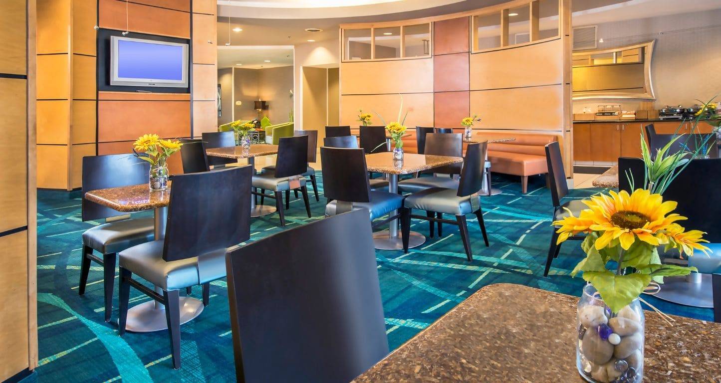 Dining room at SpringHill Suites Prince Frederick