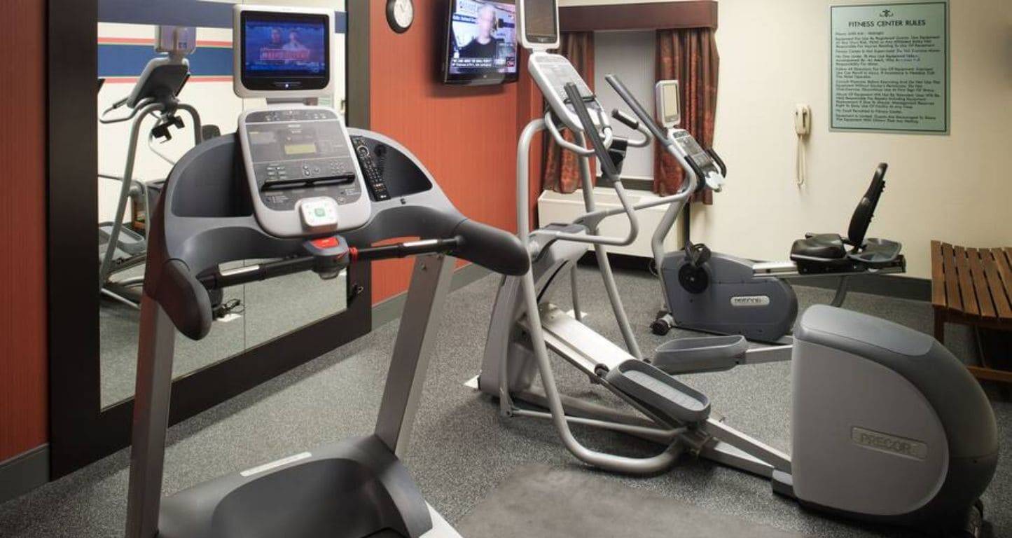 Fitness center at Hampton Inn Pittsburgh
