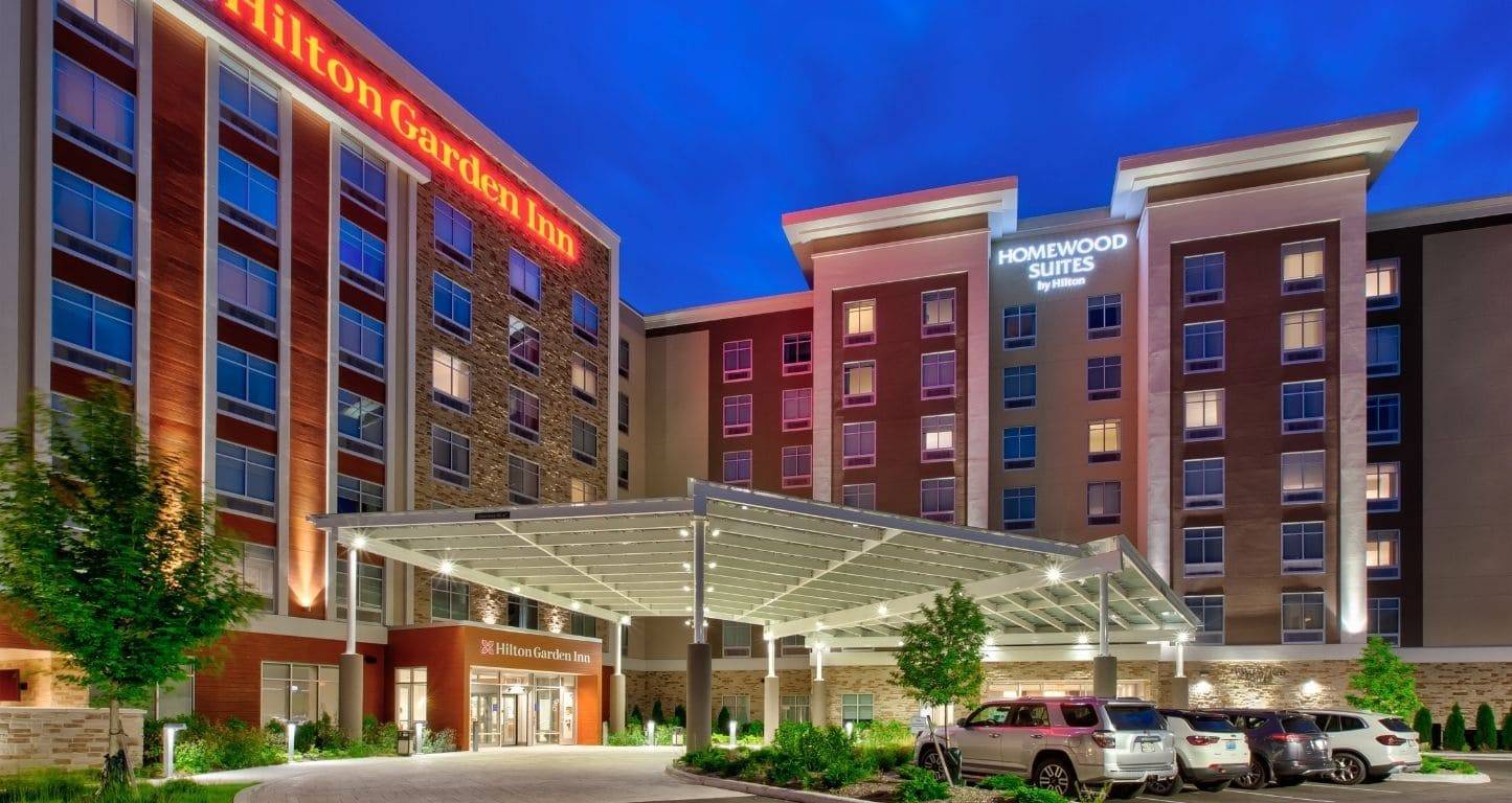 exterior view of Hilton Garden Inn Columbus Easton