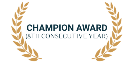 Champion award 8 years icon