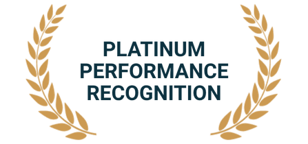 platinum performance recognition icon
