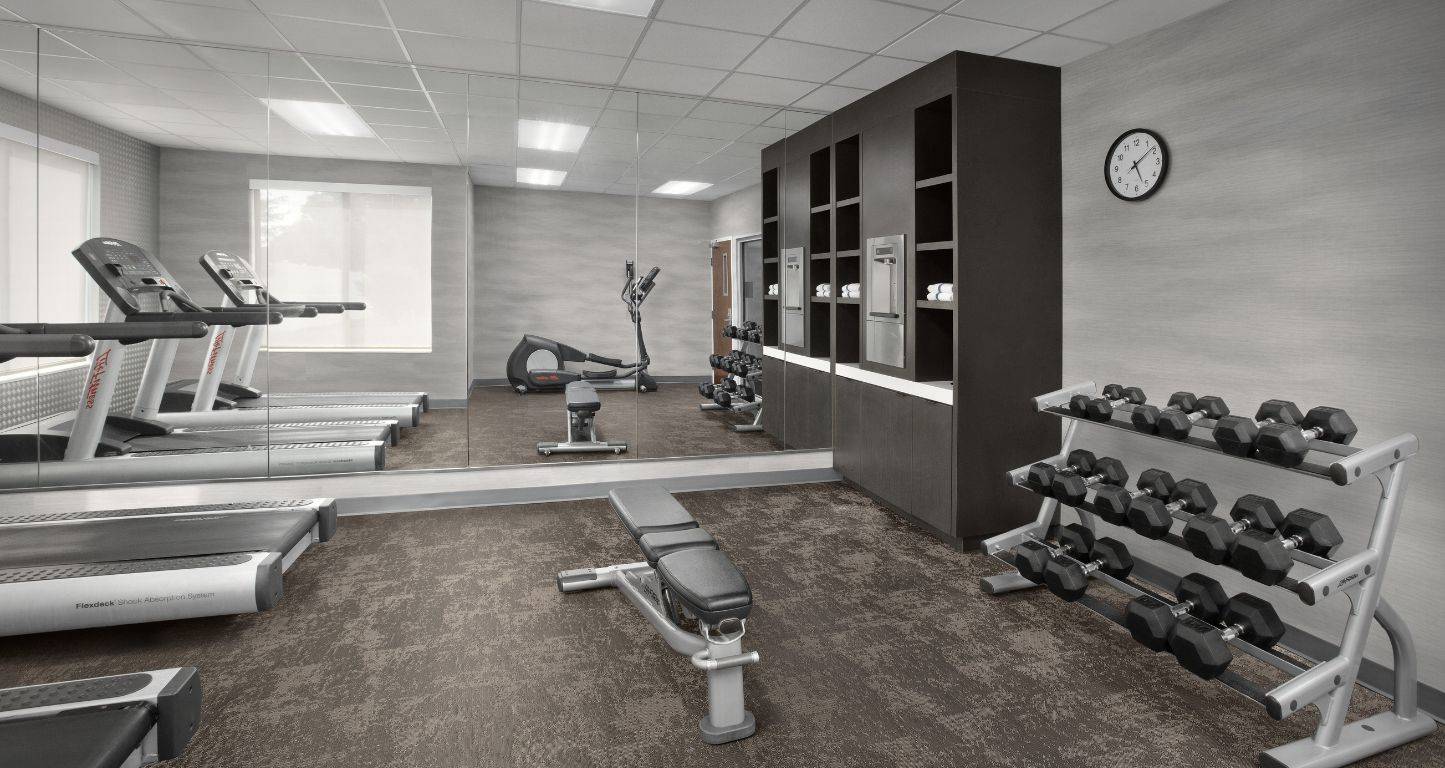 A fitness center at Fairfield Inn & Suites Wilmington New Castle