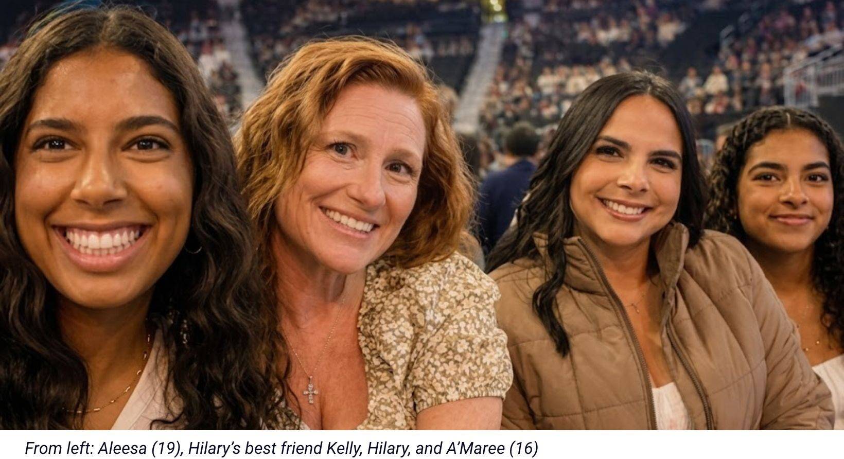 Newport’s Executive Assistant, Hilary, and her friends and family