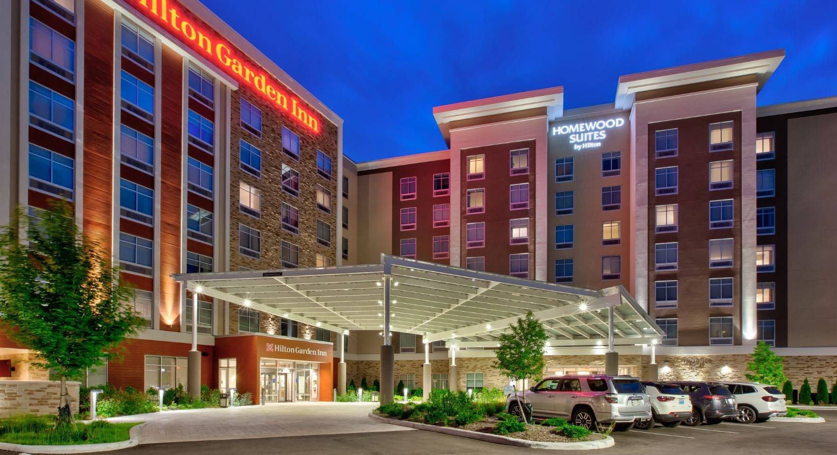 The exterior of HGI Columbus Easton