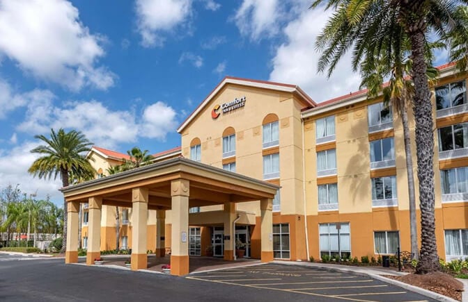 Exterior view of Comfort Inn