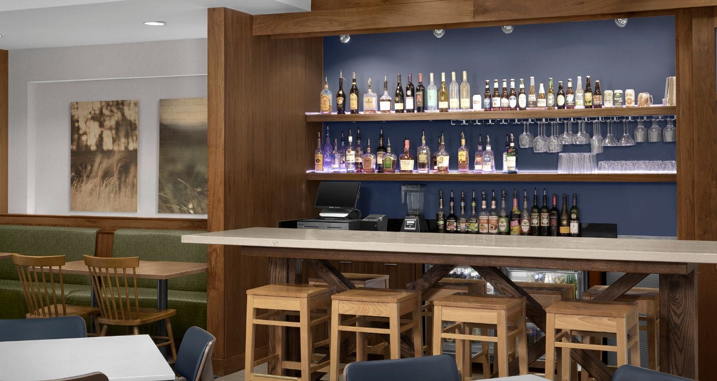 The bar at Fairfield Inn & Suites Fayetteville