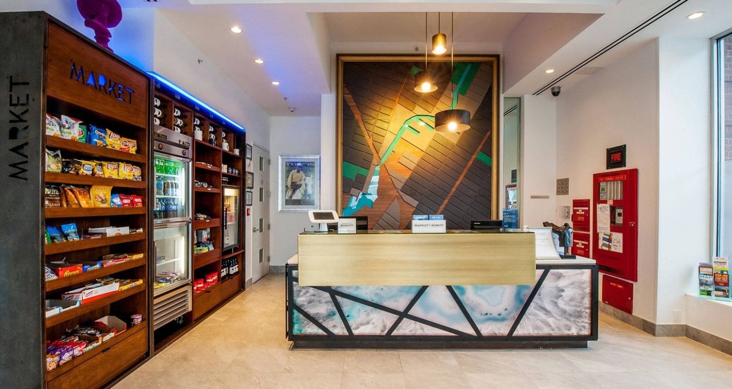 Front desk at Fairfield Inn & Suites New York Brooklyn