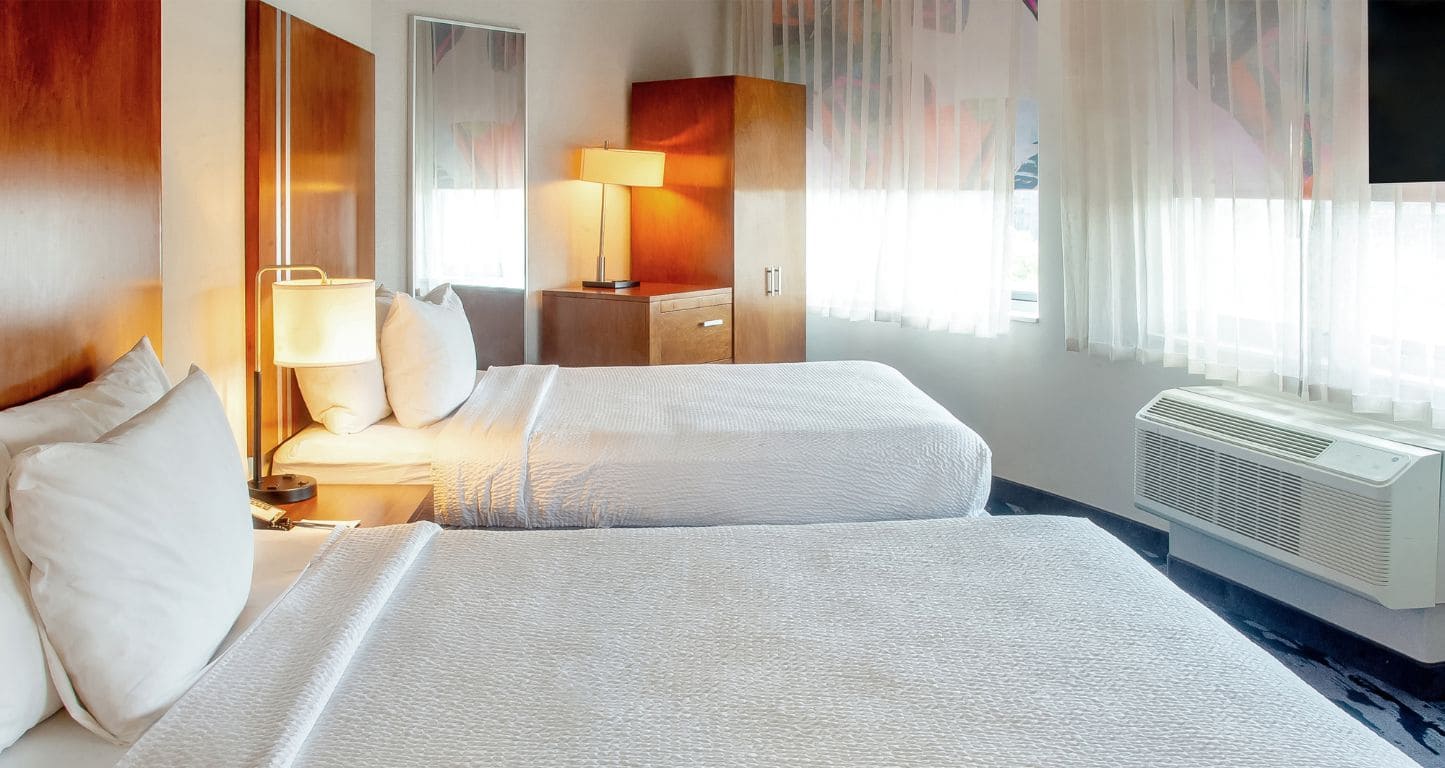 Two bed suite at Fairfield Inn in New York