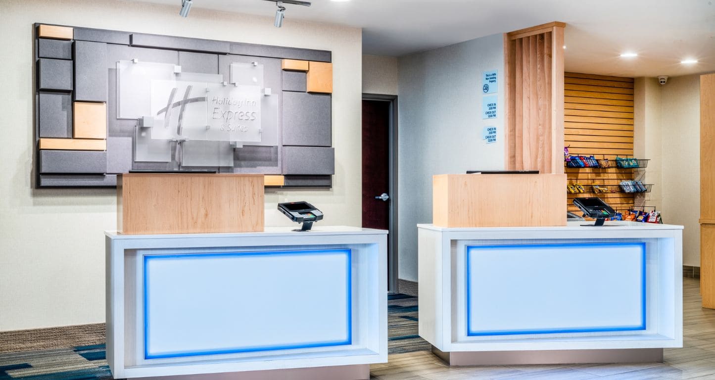 Front desk at Holiday Inn Express & Suites Tappahannock