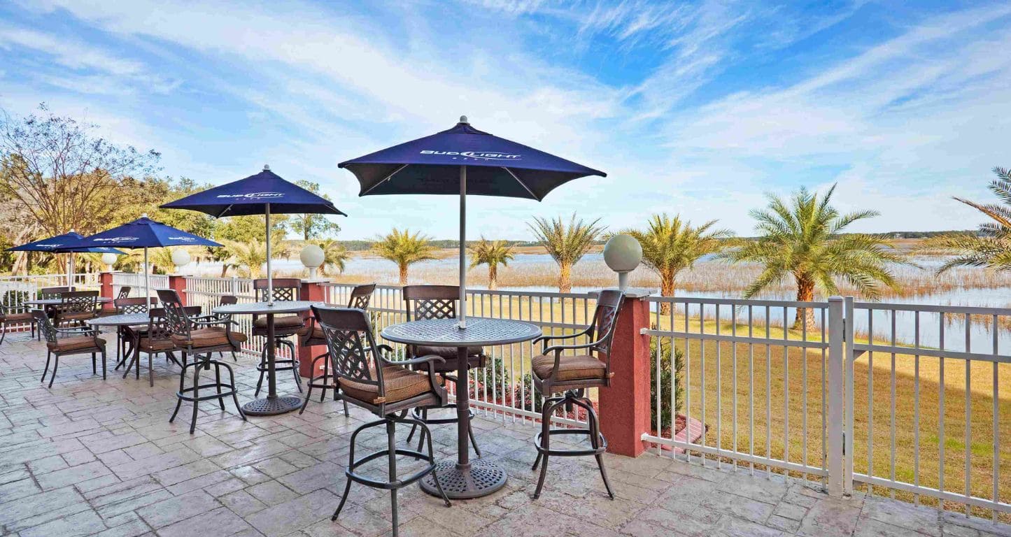 Patio at Holiday Inn & Suites Beaufort