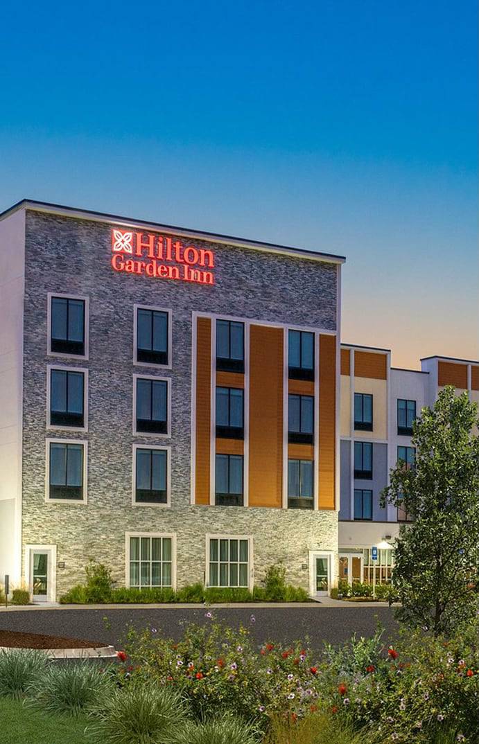 Exterior view of Hilton Garden Inn