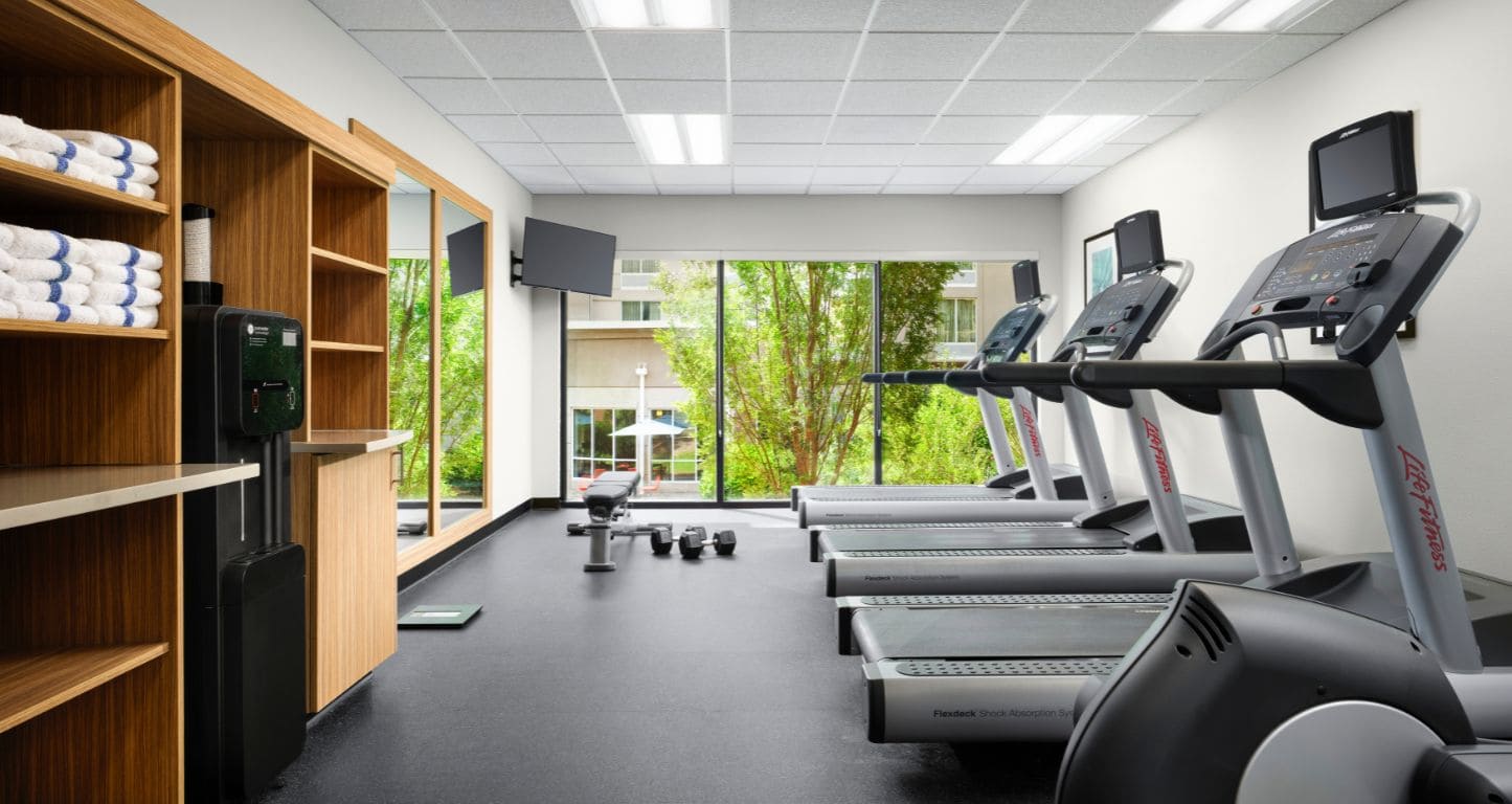 The fitness center at TownePlace Suites by Marriott Columbia Northwest/Harbison