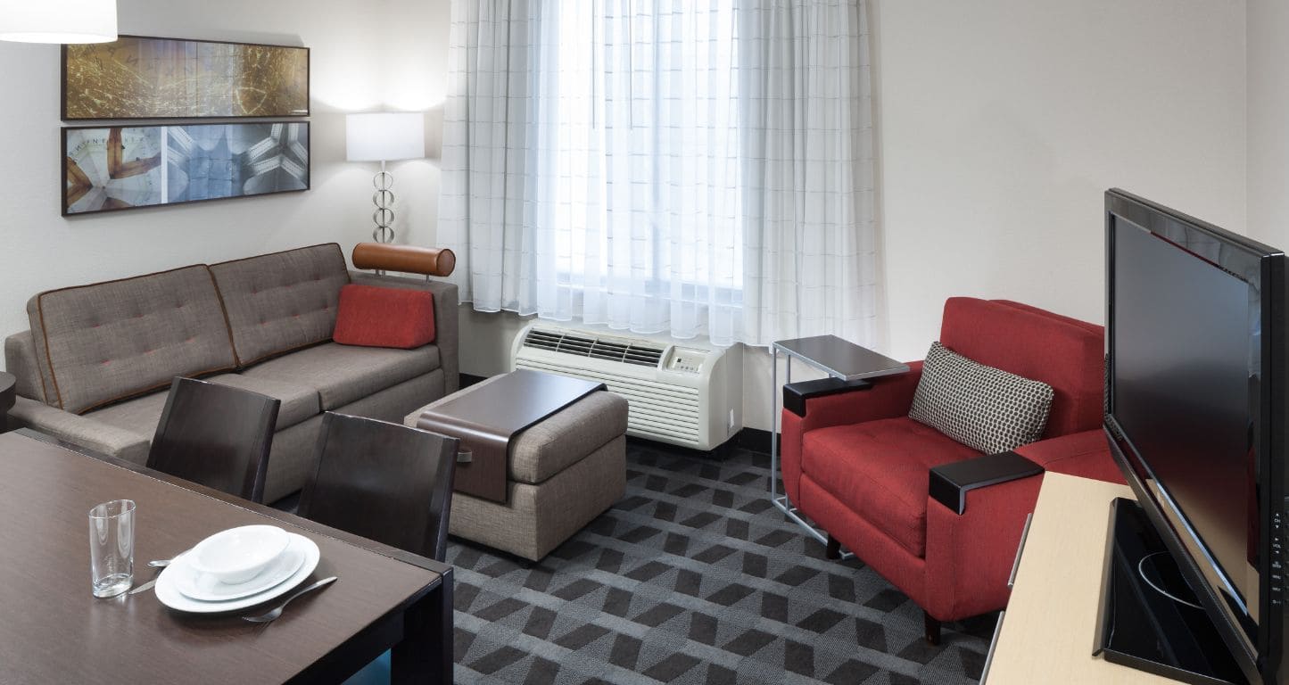 Guest suite at TownePlace Suites Columbia Southeast