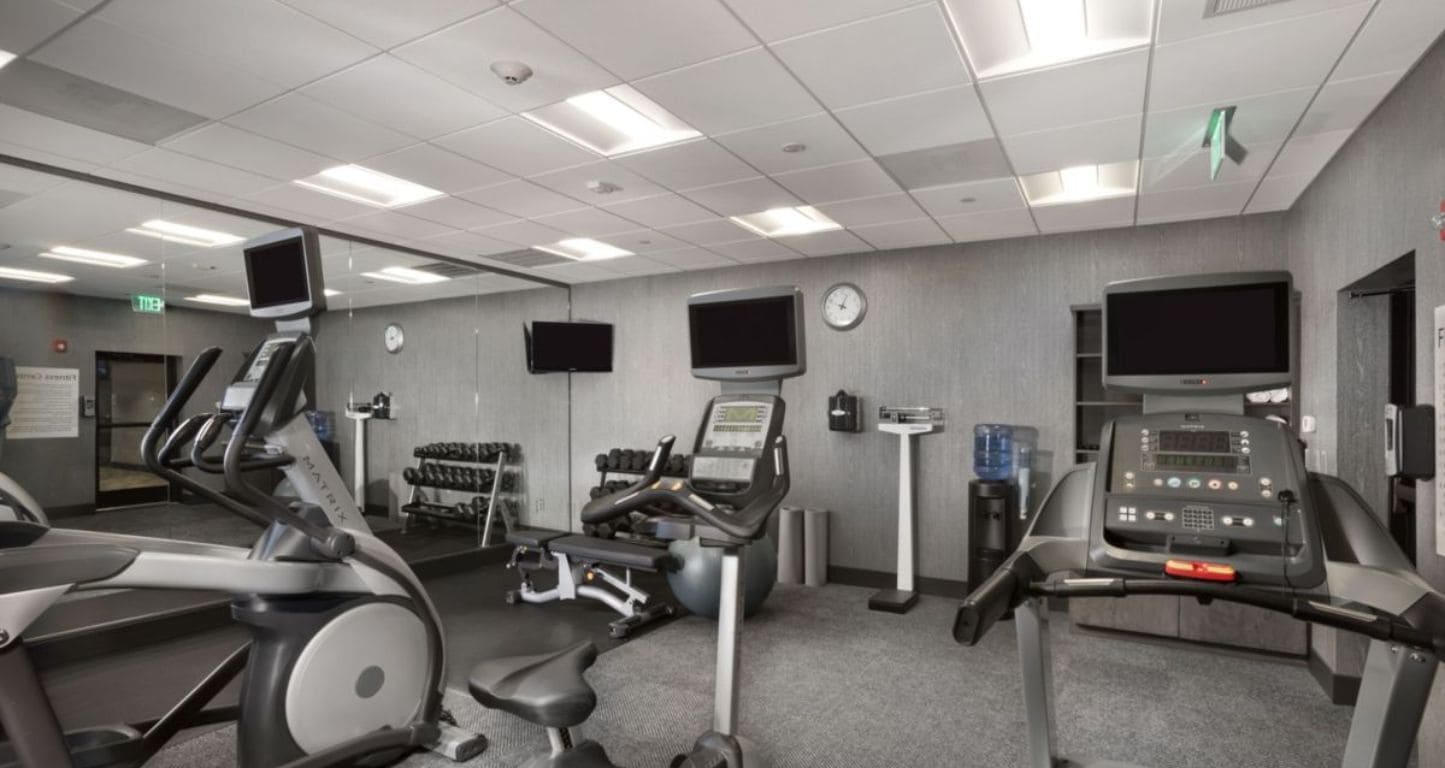 Fitness center at Holiday Inn Asheville East